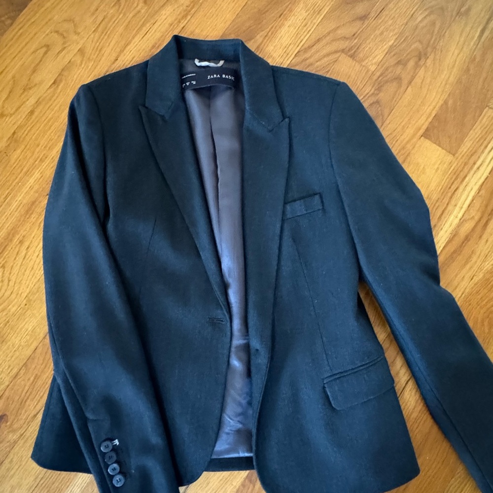 Zara charcoal Blazor, M
